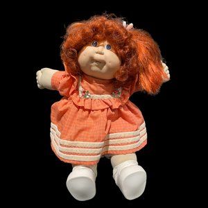 Vintage 1986 Cabbage Patch Kids Doll Redhead Signed by Xavier Roberts